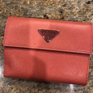 Pink Prada wallet